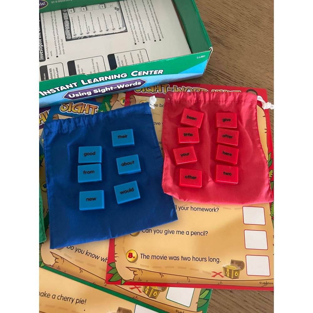 Lakeshore Using Sight Words Educational Learning Activity - Picture 5 of 7